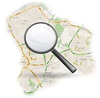 Click to enlarge map Map of Area for Bradford Driving Lessons